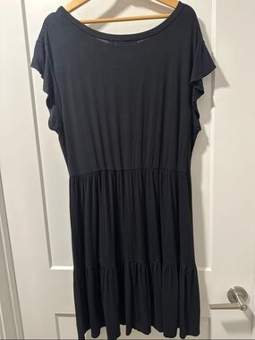 Tiered Scoop Neck Dress